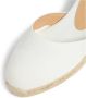 Castañer Carina -katoenen espadrilles met striksluiting en 5 cm sleehak. - Thumbnail 5