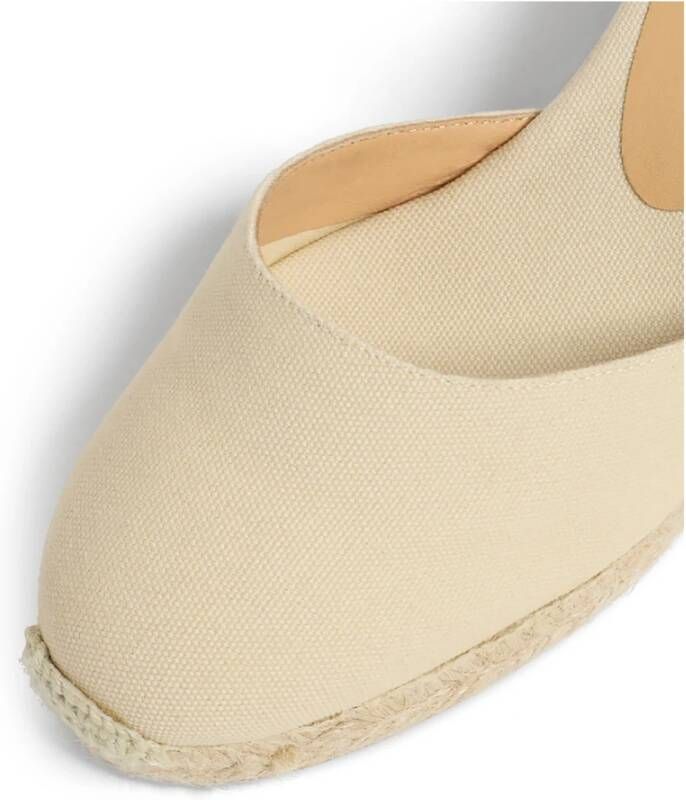 Castañer Carina 6 001 7 cm Wedges Beige Dames