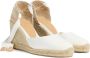 Castañer Witte Espadrille Sneakers met Enkelveters White Dames - Thumbnail 4