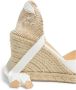 Castañer Witte Espadrille Sneakers met Enkelveters White Dames - Thumbnail 5