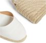 Castañer Witte Espadrille Sneakers met Enkelveters White Dames - Thumbnail 7