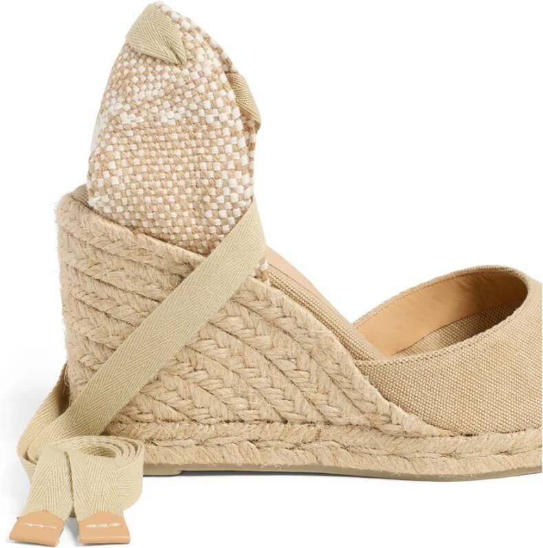 Castañer Carina 8 002 9 cm Wedges Beige Dames