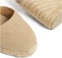 Castañer Zandkleurige Canvas Sleehak Sandalen Beige Dames - Thumbnail 7