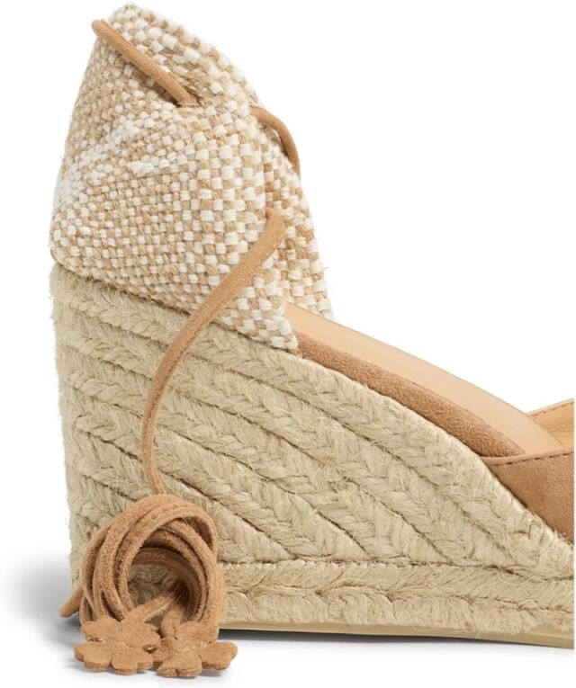 Castañer Carina 8 007 9 cm Wedges Beige Dames