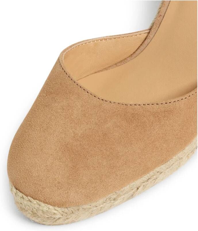 Castañer Carina 8 007 9 cm Wedges Beige Dames