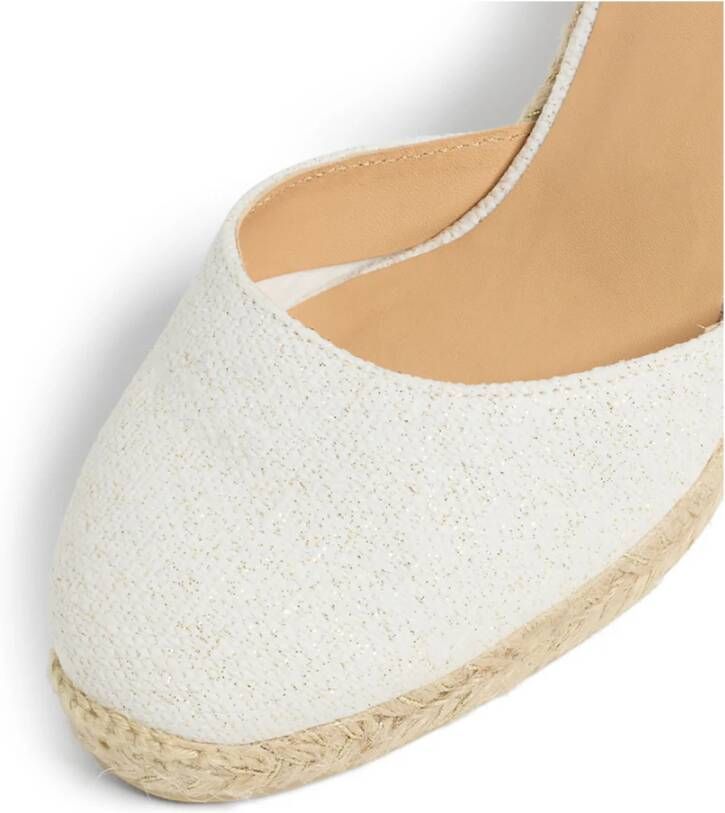 Castañer Carina 8 032 9 cm Sleehakken White Dames