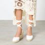 Castañer Verhoog je zomerse stijl met hoge hak sandalen White Dames - Thumbnail 6