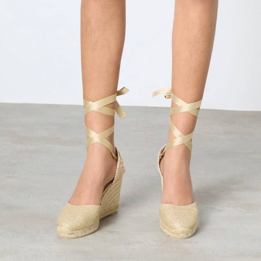Castañer Carina 8 032 9 cm Wedges Yellow Dames