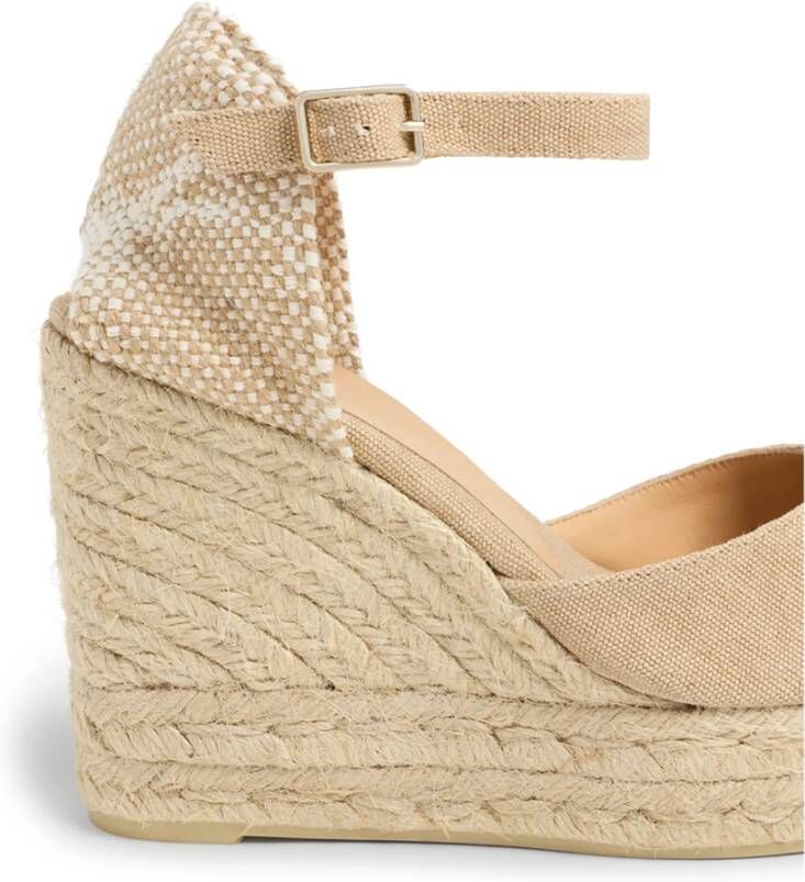 Castañer Carol 8Ed 002 11 cm sleehakken Beige Dames