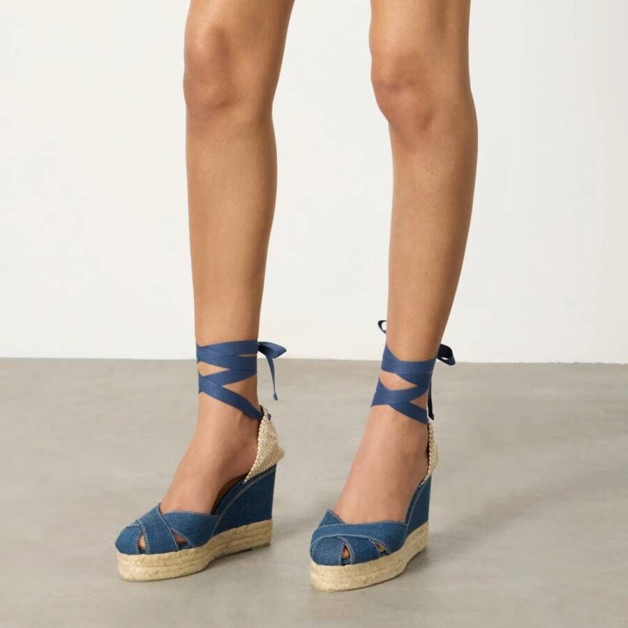 Castañer Chabeli 8Ed 263 · Espadrille met 11 cm sleehak