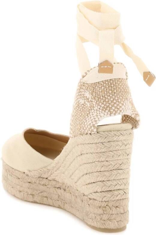 Castañer Chiara Wedge Espadrilles Beige Dames