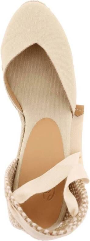 Castañer Chiara Wedge Espadrilles Beige Dames