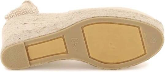 Castañer Chiara Wedge Espadrilles Beige Dames