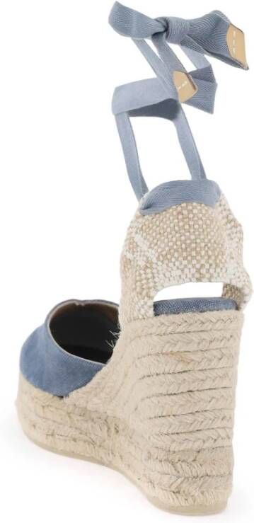 Castañer Chiara Wedge Espadrilles Blue Dames