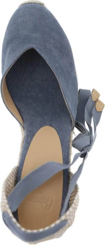 Castañer Chiara Wedge Espadrilles Blue Dames