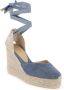Castañer Chiara Wedge Espadrilles Blue Dames - Thumbnail 5