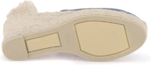 Castañer Chiara Wedge Espadrilles Blue Dames