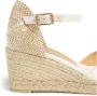 Castañer Chiarita 6 006 7 cm Wedges White Dames - Thumbnail 6
