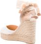 Castañer Chique Satijnen Espadrilles met Jute Wig - Thumbnail 2