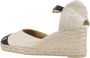 Castañer Coraline Espadrilles in Ecru Katoen - Thumbnail 2
