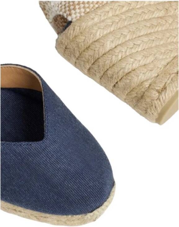 Castañer Denim Espadrilles van Biologisch Katoen Blue Dames