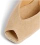 Castañer Canvas Sleehak Espadrilles met Open Neus Beige Dames - Thumbnail 5