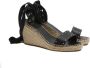 Castañer Elegante Sleehak Espadrilles Tina Model Black Dames - Thumbnail 3