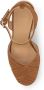 Castañer Bruine leren sleehakken met enkelband Brown Dames - Thumbnail 10