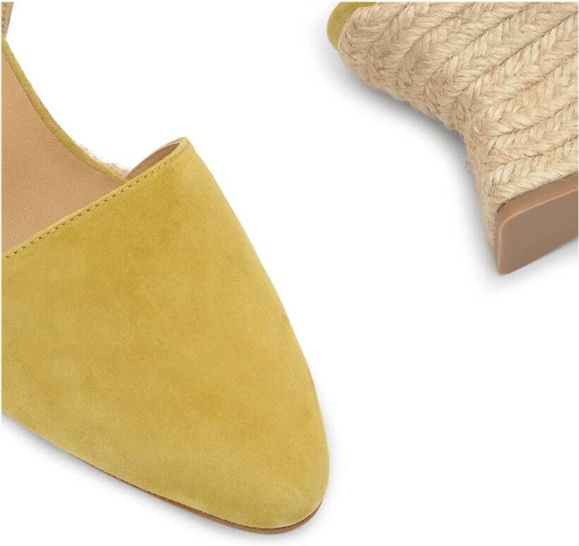 Castañer Espadrille MET 8 CM Sleehak Green Dames