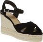 Castañer Espadrilles met Kruisdetail Black Dames - Thumbnail 2