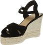 Castañer Espadrilles met Kruisdetail Black Dames - Thumbnail 4