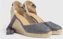 Castañer Grijze Espadrilles met Amandelvormige Neus Gray Dames - Thumbnail 6