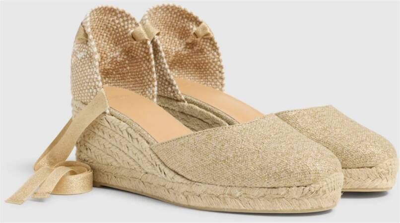 Castañer Espadrilles MET Sleehak Yellow Dames