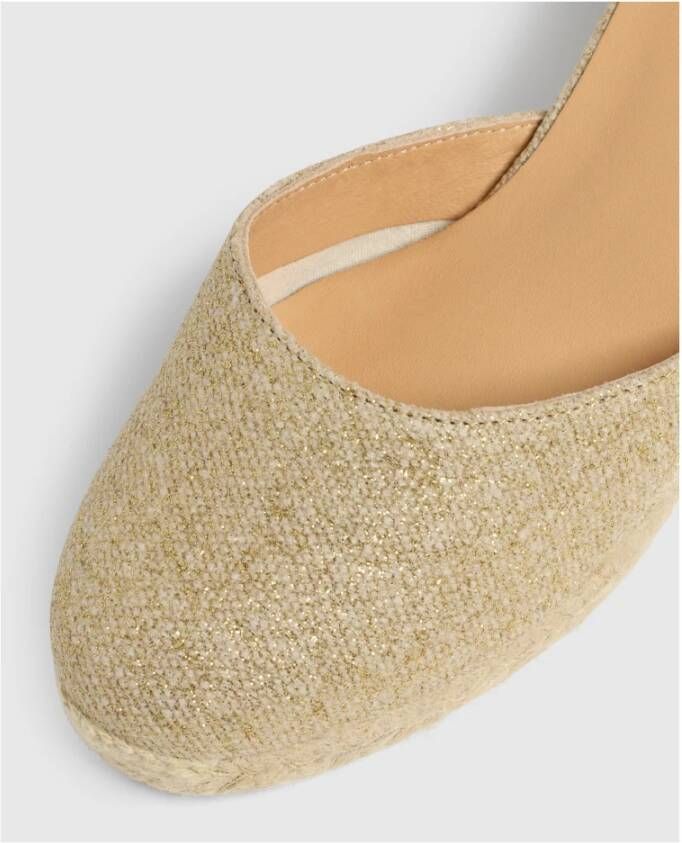 Castañer Espadrilles MET Sleehak Yellow Dames