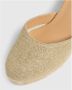 Castañer Carina 6 Sleehak Espadrilles Beige Glitter Brown Dames - Thumbnail 5