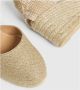 Castañer Carina 6 Sleehak Espadrilles Beige Glitter Brown Dames - Thumbnail 6