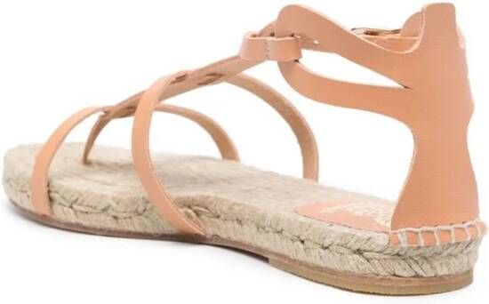 Castañer Flat Sandals Orange Dames