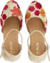 Castañer Geborduurde hoge sleehak espadrilles Multicolor Dames - Thumbnail 4