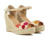 Castañer Geborduurde sleehak espadrilles Multicolor Dames - Thumbnail 3