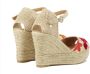 Castañer Geborduurde sleehak espadrilles Multicolor Dames - Thumbnail 4