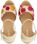 Castañer Geborduurde sleehak espadrilles Multicolor Dames - Thumbnail 4