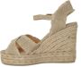 Castañer Verhoog je stijl met Bromelia Espadrille Sleehak Sandalen Beige Dames - Thumbnail 7