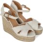 Castañer Verhoog je stijl met Bromelia Espadrille Sleehak Sandalen Beige Dames - Thumbnail 9