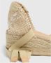 Castañer Geweven Sleehak Espadrilles Sandaal Brown Dames - Thumbnail 3