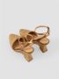 Castañer Gouden espadrille met 7 cm sleehak - Thumbnail 2