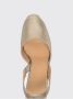 Castañer Gouden Espadrille Sleehak Sandalen - Thumbnail 2