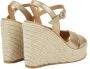 Castañer Gouden Espadrille Sleehakken Yellow Dames - Thumbnail 4