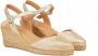 Castañer Gouden espadrilles met 5 cm sleehak Yellow Dames - Thumbnail 3