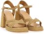 Castañer Gouden Hak Espadrilles voor Vrouwen Beige Dames - Thumbnail 9