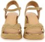 Castañer Gouden Hak Espadrilles voor Vrouwen Beige Dames - Thumbnail 10